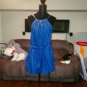 Denim Romper